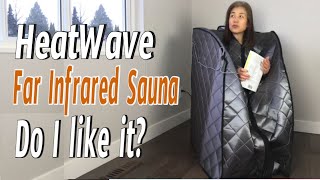 Far Infrared Sauna Review  HeatWave Rejuvenator Potable Sauna Review  Is This Good [upl. by Lachlan]