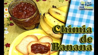 CHIMIA DE BANANA  4 ingredientes super fácil [upl. by Enilehcim]