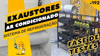 ⛏️❄️ UTILIZAÇÃO DE EXAUSTORES E AR CONDICIONADO NA SALA DE MINERAÇÃO DO FRANKSLAB  VEJA OS TESTES [upl. by Oratnek338]