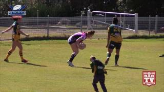 2017 Newcastle RL Round 14 Ladies League Tag Highlights  Maitland Pickers v Macquarie Scorpions [upl. by Soo]