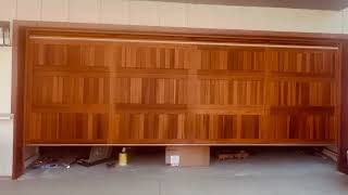 Red Cedar Faux Wood Steel Garage Door [upl. by Eila340]