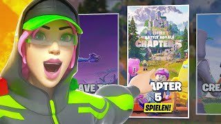 CHAPTER 5 ist ENDLICH DA in FORTNITE 😍  Meine ERSTE Runde [upl. by Balf]