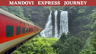 Mandovi Express Food Queen of Indian Railways  Monsoon Train Journey [upl. by Barbabas240]