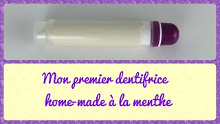 ❃ Mon premier dentifrice à la menthe homemade ❃ inspirée dAromaZone [upl. by Dahsraf]