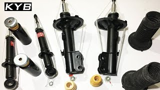 KYB Japan Shock absorber kit Unboxing for Toyota  How to select genuine Toyota [upl. by Nivart]