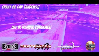 DTSC Englishtown 24 Crazy 22 Car Tandems 4K [upl. by Nossaj]