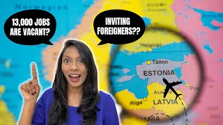 No work permit needed in Estonia  Govt hiring directly  Nidhi Nagori ✨ [upl. by Seuguh]