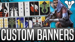 Destiny 2 Custom Clan Banner Emblems  9x Guided Tutorials  How To Create [upl. by Ikuy345]