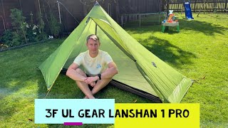 3F UL Gear Lanshan 1 Pro review  690 gram ultralight budget tent [upl. by Emad]