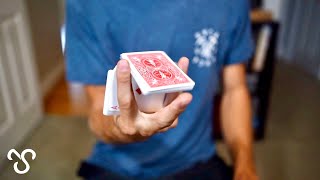 How to Cut a Deck of Cards With One Hand 3 Methods [upl. by Birkett509]