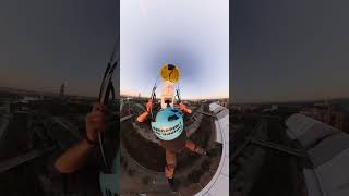 BASE Jumping off a Space Rocket 🚀 spacex starship [upl. by Moselle]