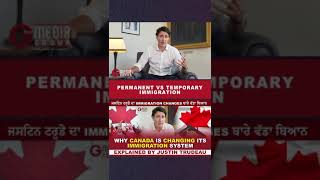 Why Canada is Changing Its Immigration System  Explained by JustinTrudeau Shorts [upl. by Ecam]