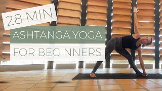 28 MIN Beginners Ashtanga Yoga  LayogiFit with Vicky [upl. by Acus]