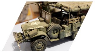 OLD SCHOOL BUILD  ITALERI  DODGE WC 62  135 Scale Model Kit  SCALE BENCH [upl. by Jews]