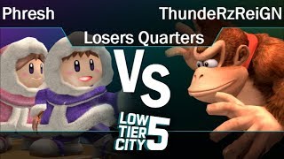 LTC 5  FS  Phresh ICs vs R3  ThundeRzReiGN DK Losers Quarters  PM [upl. by Asor]