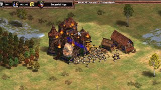 Halberdiers strategy  Lithuanians Mirror Civ  Aoe2  Arena  1150 Elo  Age of Empires 2 DE [upl. by Mailand]