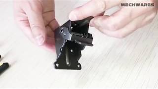 MechWares  Foldable Support BracketSelfLocking Hinge [upl. by Gabbi]