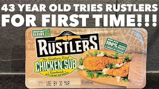 Rustlers Southern Fried Chicken Sub Review [upl. by Shelman]