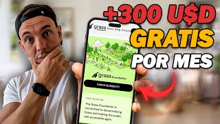 Generá INGRESOS PASIVOS SIN INVERSION todos los días con Grass 🌿 [upl. by Cyrill]