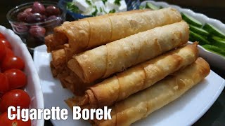 Cigarette Borek Recipe Sigara Böreği Tarifi [upl. by Ax]