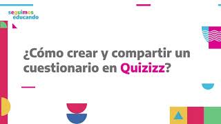 ¿Cómo crear y compartir un cuestionario en Quizizz [upl. by Dodd954]