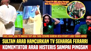 Beragam Reaksi Fans Arab Saudiusai Kalah 20 dari Indonesia  Kami bangga Nyanyi Lagu Tanah Airku❗ [upl. by Anij]