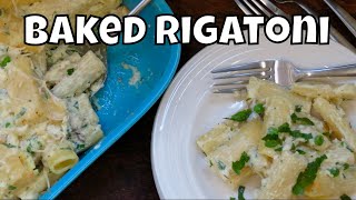 Baked Rigatoni with Chicken  The Frugal Chef [upl. by Assiroc]