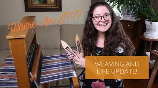 Starting The 4Part Series of Weaving Scarves on my Dorothy Loom and Revealing a Big Life Update [upl. by Enidaj433]