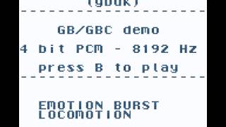 GBDK  GameBoy Audio Player [upl. by Cati563]