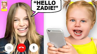 Our Daughter FaceTimed 100 Celebrities to Adopt Her [upl. by Wolfort611]