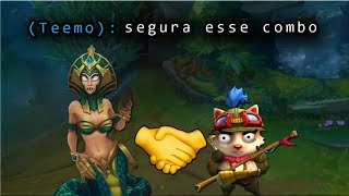 TEEMO SUPORTE É MUITO BOM COMBO CASSIOPEIA [upl. by Genie60]