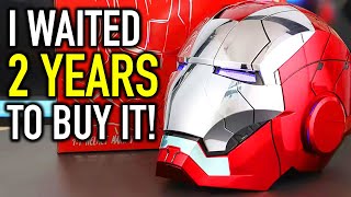 Iron Man Helmet MK 5 AutoKing Motorized Animatronic  Mega Jay Retro [upl. by Adarbil150]