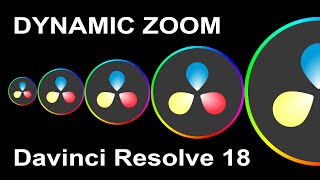 Davinci Resolve 18 Dynamic Zoom Tutorial [upl. by Yenolem]