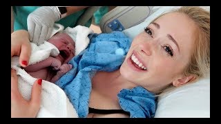 BEAUTIFUL HOSPITAL LIVE BIRTH VLOG INDUCTION  Janna and Braden Family Baby Girl Birth Story [upl. by Felise852]