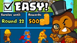 Professor Evil Today Easy Challenge BTD Battles [upl. by Nagem]