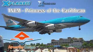 Airworthy Designs TNCM  Princess of the Caribbean for Xplane 11 [upl. by Kling870]