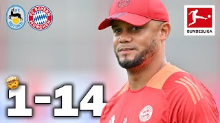 14 FC Bayern Goals at Kompany Debut  FC RottachEgern vs FC Bayern 114  Highlights [upl. by Alie]