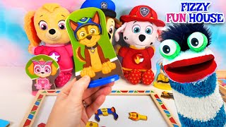 Fizzy Helps the Paw Patrol Mix and Match Clothes Explorative Video for Kids [upl. by Alfredo971]