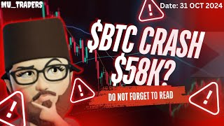 Will btc crash to 58K again  BTC technical analysis [upl. by Fredra]