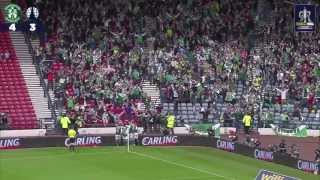 Hibernian 43 Falkirk  GOALS  Scottish Cup Semi Final 2013 [upl. by Enayd]