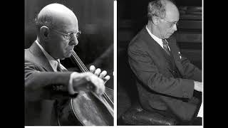 Casals amp Serkin  Beethoven  Cello Sonata in G No2 Op52 1951 [upl. by Aicilra]