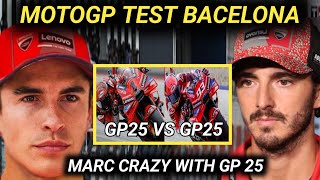 BIG SHOCK MotoGP Test BarcelonaTesting MotoGP 2025 Marc Goes Crazy With GP25 MotoGP News [upl. by Illac]