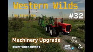 FS22 Western Wilds by Alien Jim 32 Machinery Up survivalchallenge westernwilds xboxseriesx [upl. by Teraj]