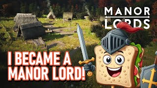 I Became A Manor Lord  Manor Lords  Day 1  Lunch Hour Play Sessions [upl. by Ahsead]