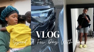 VLOG  Going Back To Joburg  Car Accident  Bedding Haul [upl. by Eikcin192]