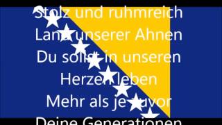 Nationalhymne von BosnienHerzegownia deutsche Übersetzung [upl. by Wilmott]