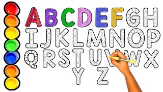 Learn to Write the ABCs How to Write Letters Handwriting Practice for Kids 1234 abcd  1 to 30 [upl. by Greenburg]