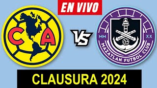 AMERICA VS MAZATLAN EN VIVO 🔴 CLAUSURA 2024 JORNADA 9 LIGA MX ▶️ DONDE VER EN VIVO [upl. by Pancho]