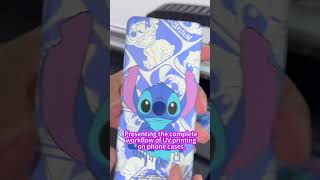 Stitch Your Phone Case with a UV Printer 🌟 [upl. by Venus]