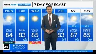 Chicago First Alert Weather Warm week ahead [upl. by Ydnac]